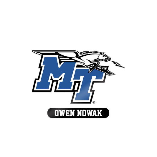 MTSU - NCAA Baseball : Owen Nowak - Sticker-0
