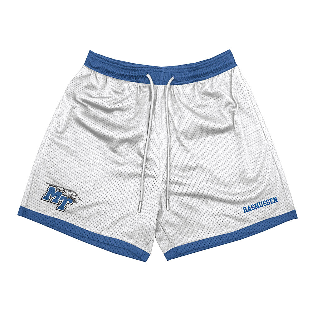 MTSU - NCAA Men's Track & Field : Trent Rasmussen - White Shorts