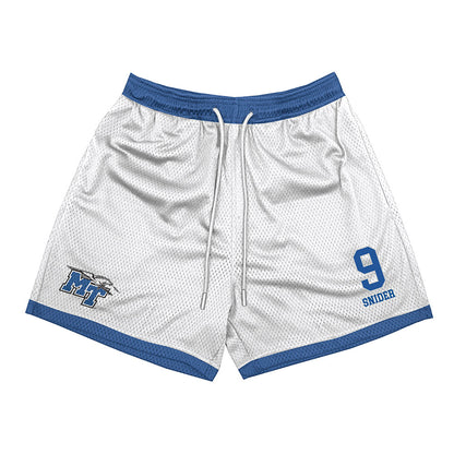 MTSU - NCAA Baseball : Eston Snider - White Shorts