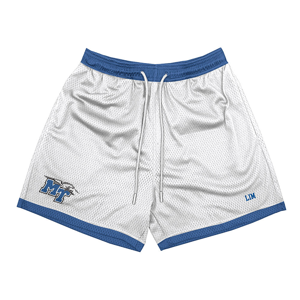 MTSU - NCAA Women's Tennis : Zenn Lim - White Shorts-0