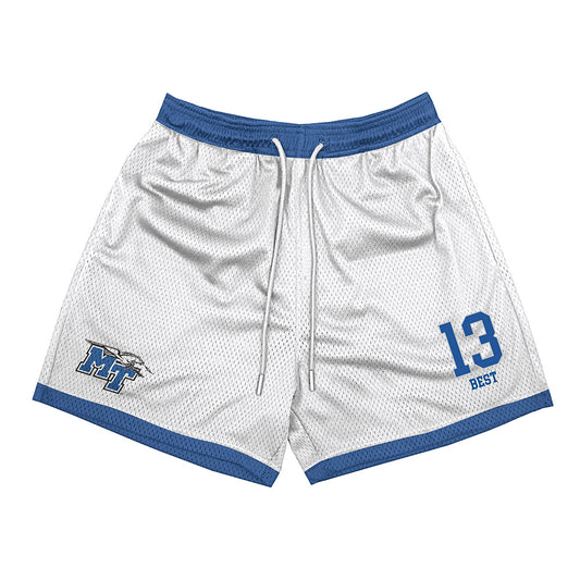 MTSU - NCAA Women's Soccer : Olivia Best - White Shorts-0
