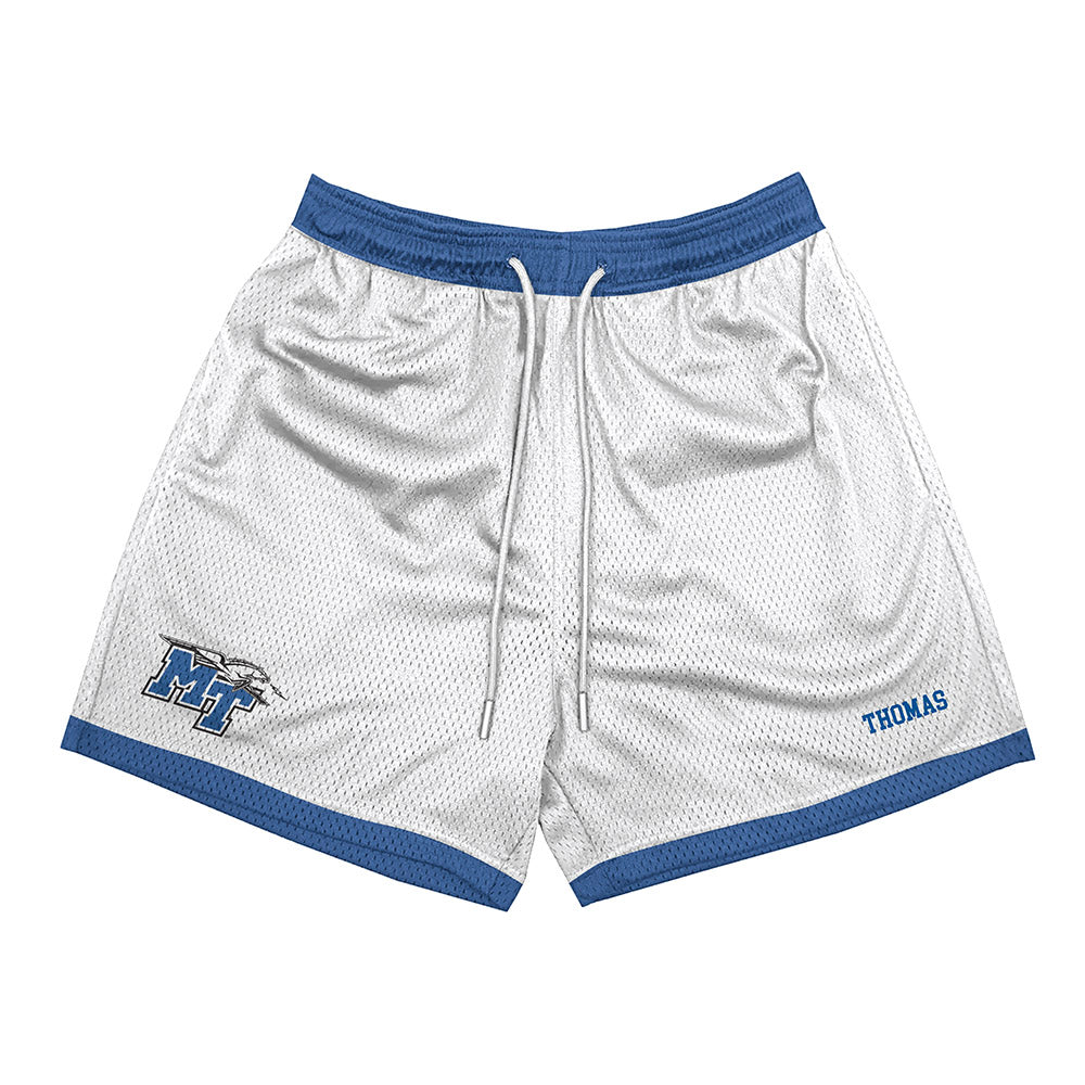 MTSU - NCAA Women's Track & Field : Arianna Thomas - White Shorts-0