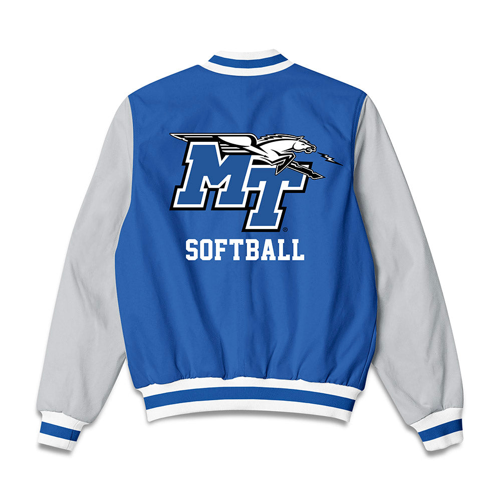 MTSU - NCAA Softball : Kennedy Chatman - Bomber Jacket