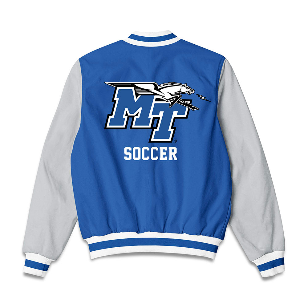 MTSU - NCAA Women's Soccer : Emily McGrain - Bomber Jacket-1