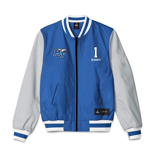 MTSU - NCAA Women's Basketball : Courtney Blakely - Bomber Jacket