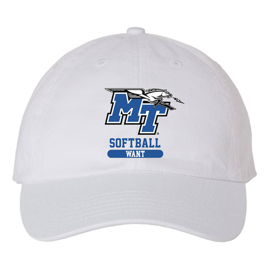 MTSU - NCAA Softball : Jana Want - Dad Hat