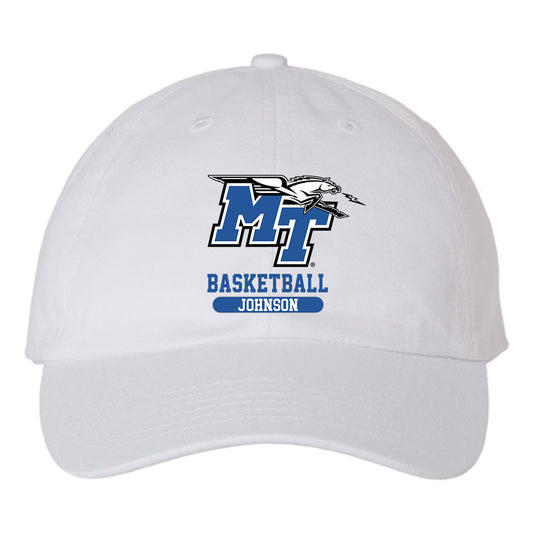 MTSU - NCAA Men's Basketball : Jacob Johnson - Dad Hat
