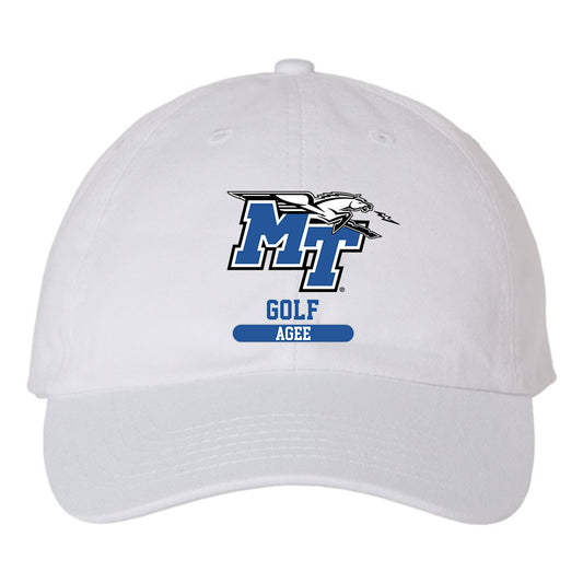 MTSU - NCAA Men's Golf : Joseph Agee - Dad Hat