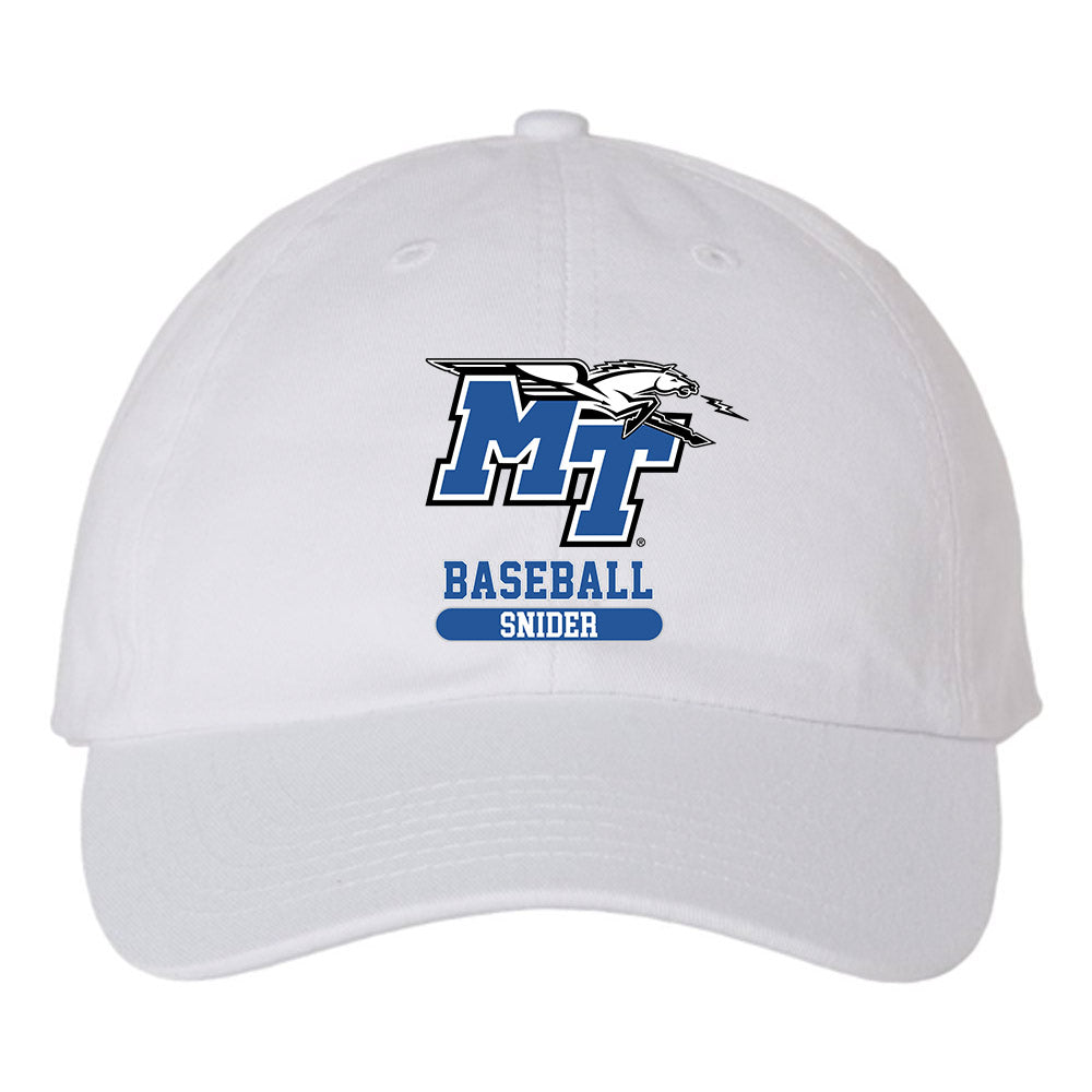 MTSU - NCAA Baseball : Eston Snider - Dad Hat