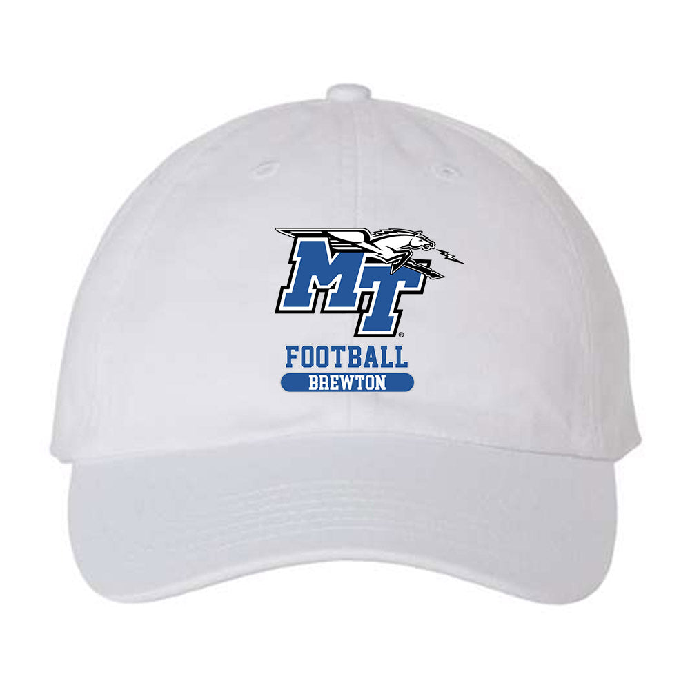 MTSU - NCAA Football : Brian Brewton - Dad Hat-0