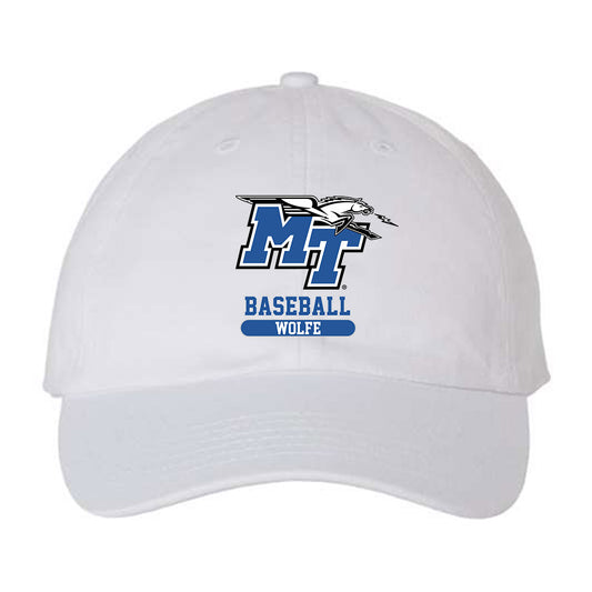 MTSU - NCAA Baseball : Matt Wolfe - Dad Hat-0