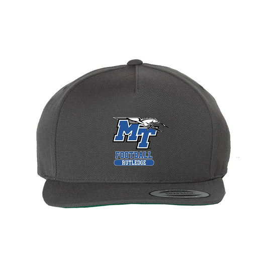 MTSU - NCAA Football : Keylan Rutledge - Snapback Hat