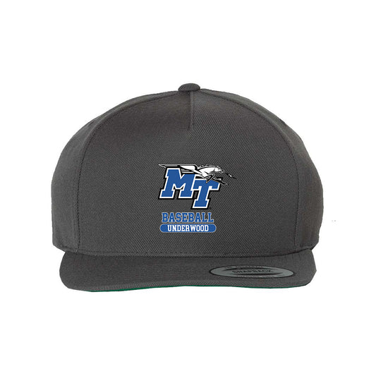 MTSU - NCAA Baseball : Jackson Underwood - Snapback Hat