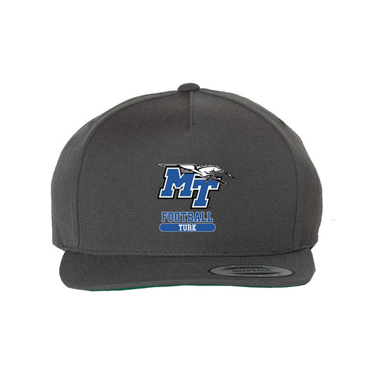 MTSU - NCAA Football : Trey Turk - Snapback Hat