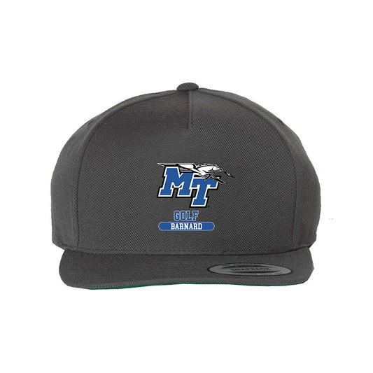 MTSU - NCAA Men's Golf : Michael Barnard - Snapback Hat