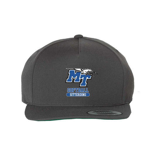 MTSU - NCAA Softball : Julia Sitterding - Snapback Hat