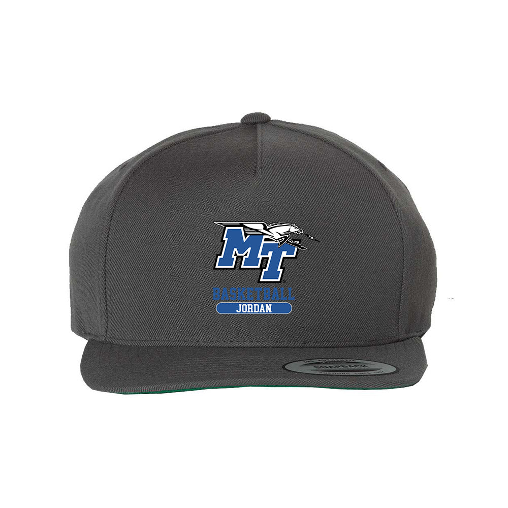 MTSU - NCAA Men's Basketball : Jalen Jordan - Snapback Hat