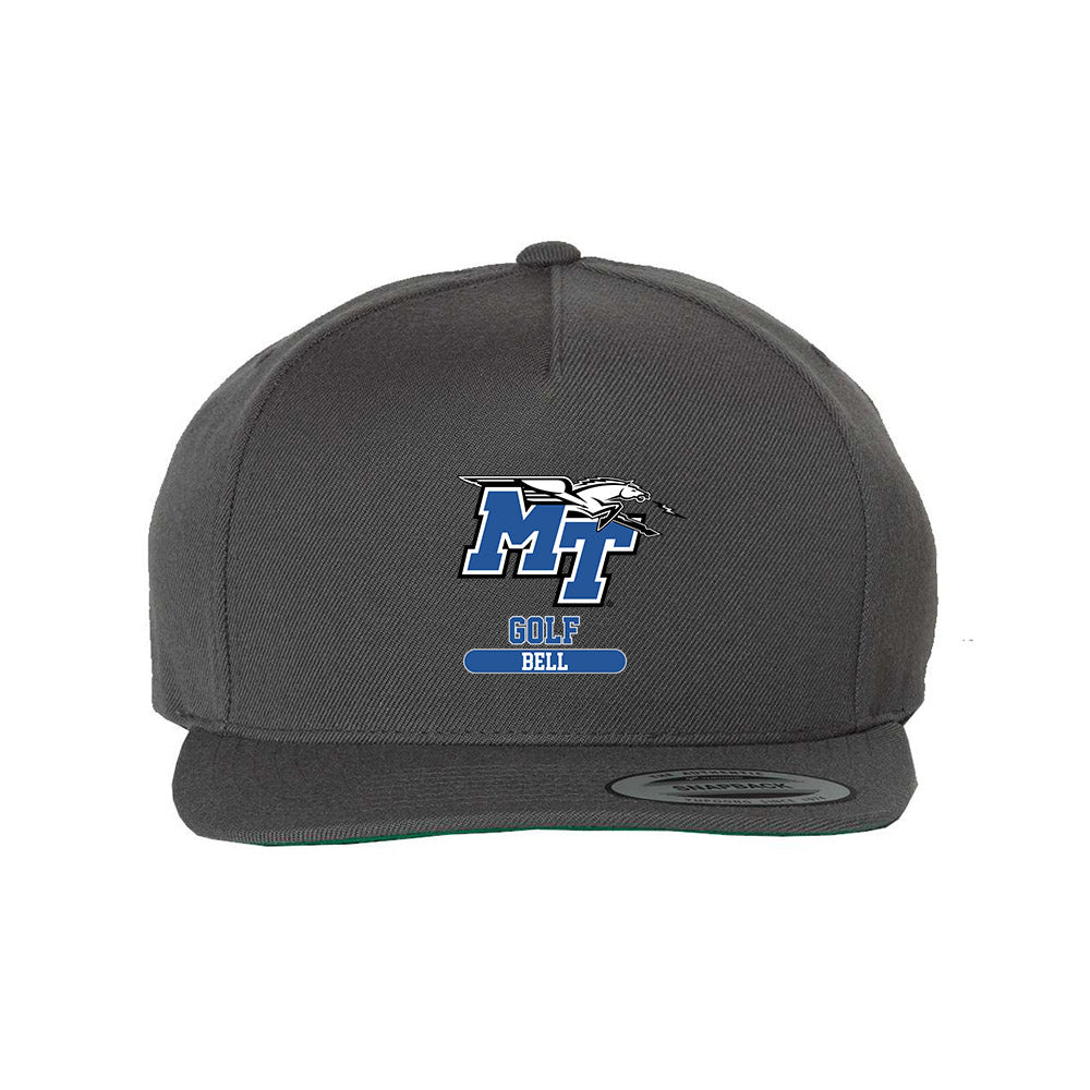 MTSU - NCAA Men's Golf : Charlie Bell - Snapback Hat