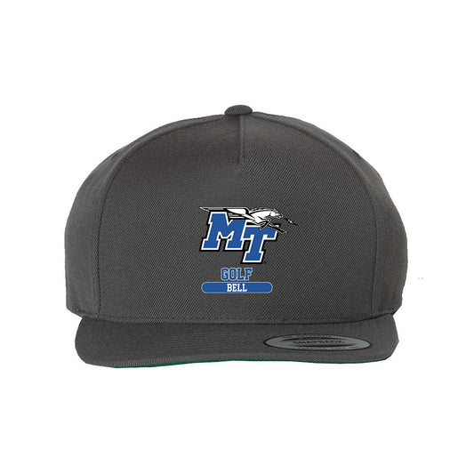 MTSU - NCAA Men's Golf : Charlie Bell - Snapback Hat