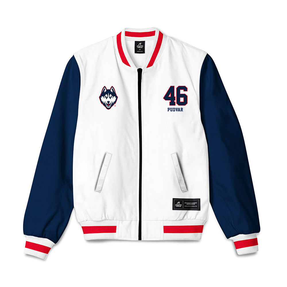 UConn - NCAA Baseball : Oliver Pudvar - Bomber Jacket