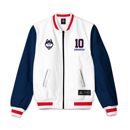 UConn - NCAA Baseball : Jude Abbadessa - Bomber Jacket