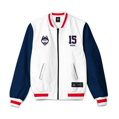 UConn - NCAA Women's Volleyball : Grace Maria - Bomber Jacket