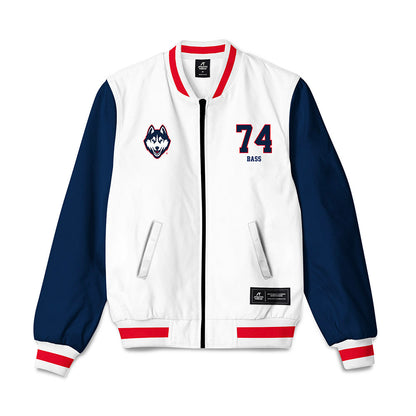 UConn - NCAA Football : Jayden Bass - Bomber Jacket