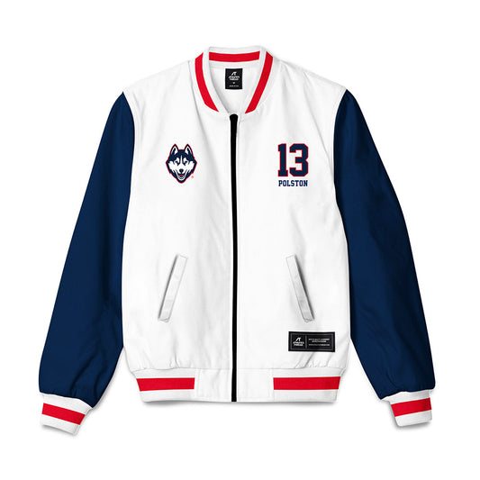 UConn - NCAA Football : Bo Polston - Bomber Jacket-0