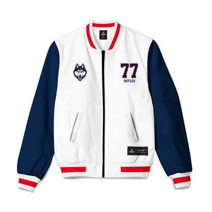 UConn - NCAA Women's Ice Hockey : Sadie Hotles - Bomber Jacket-0