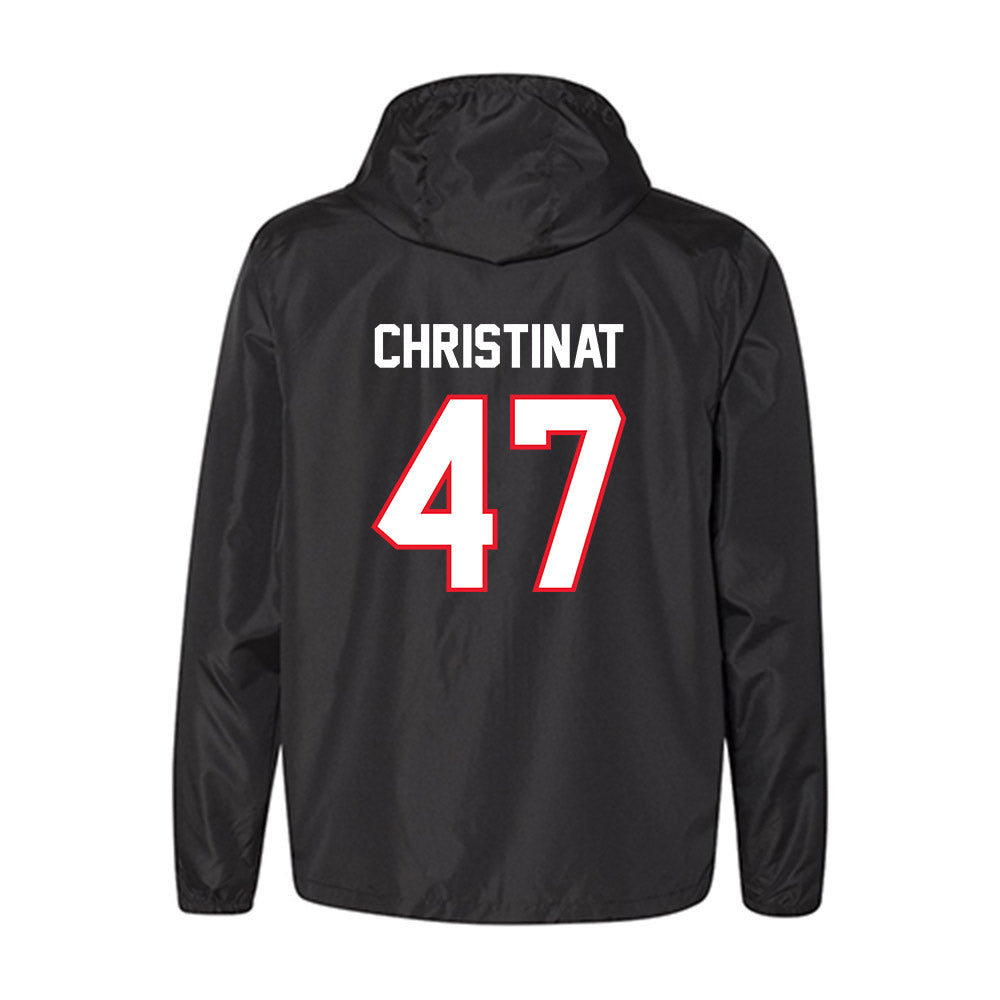 UConn - NCAA Football : Zachary Christinat - Windbreaker