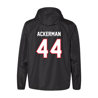 UConn - NCAA Football : Cooper Ackerman - Windbreaker-1
