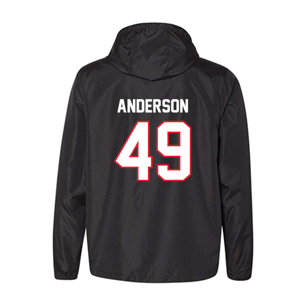 UConn - NCAA Football : Bryce Anderson - Windbreaker