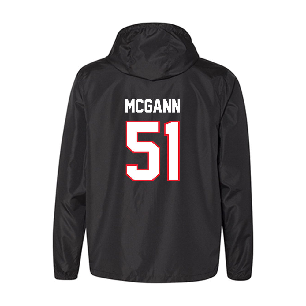 UConn - NCAA Football : Joe McGann - Windbreaker-1