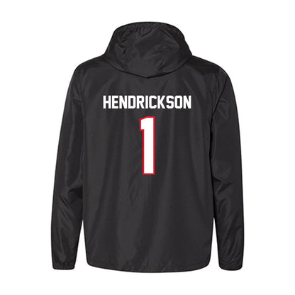 UConn - NCAA Men's Ice Hockey : Kam Hendrickson - Windbreaker-1
