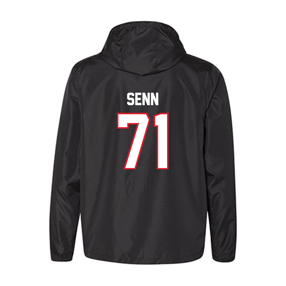 UConn - NCAA Football : Valentin Senn - Windbreaker