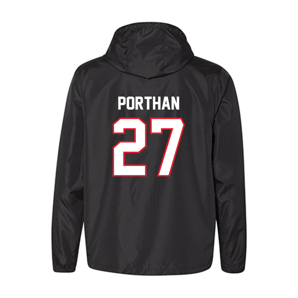 UConn - NCAA Women's Ice Hockey : Taylor Porthan - Windbreaker-1