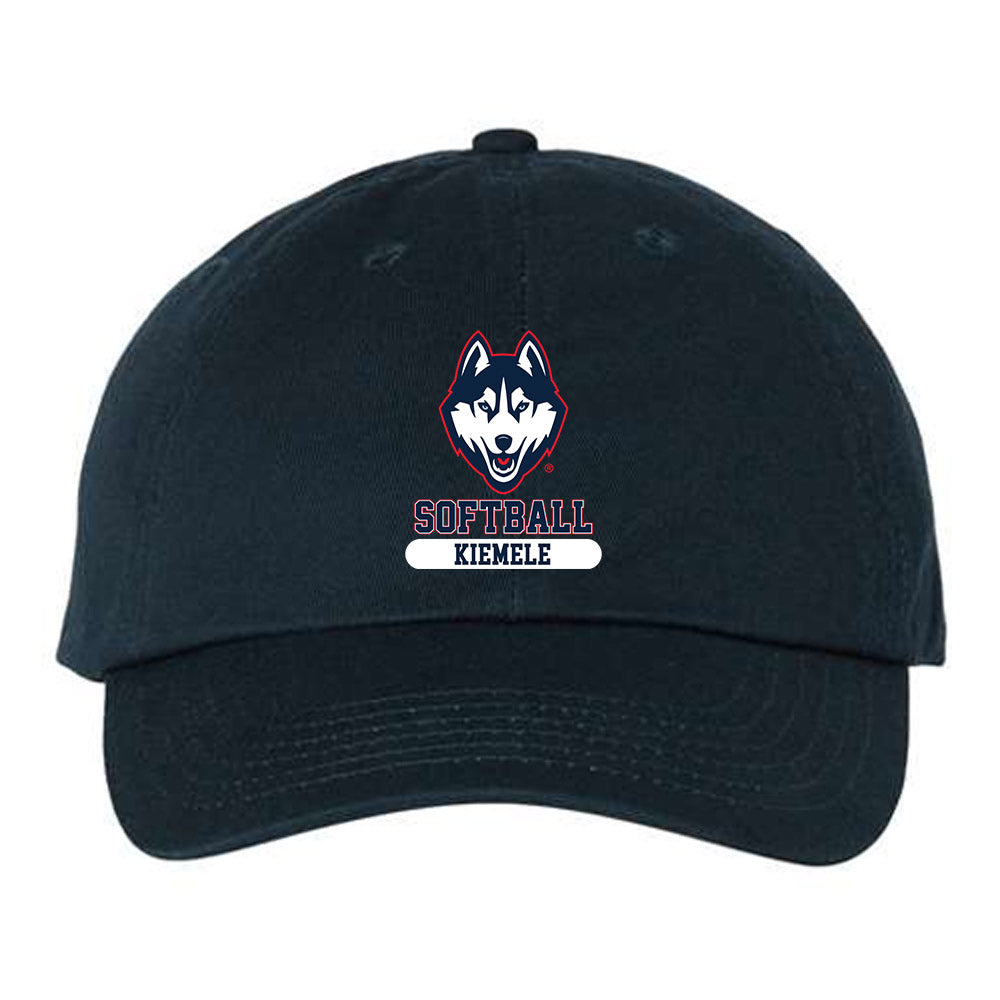 UConn - NCAA Softball : Stella Kiemele - Dad Hat-0