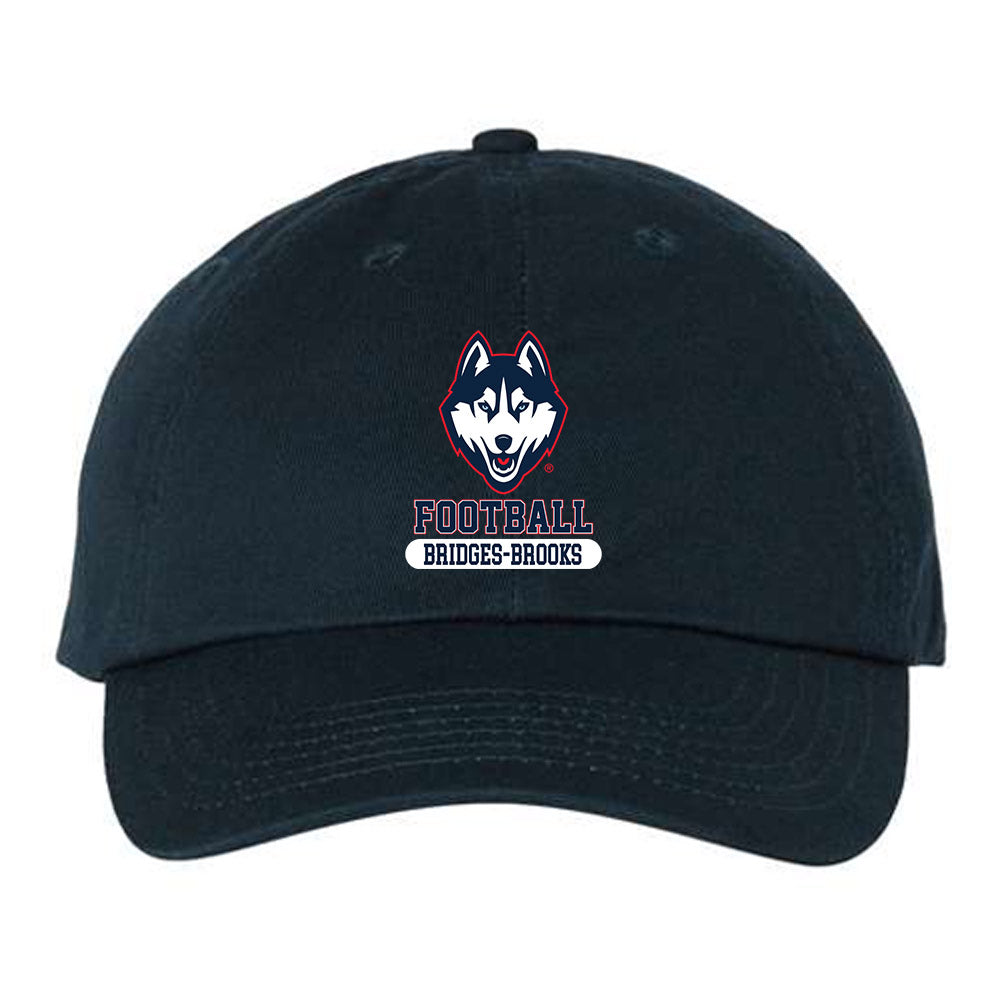 UConn - NCAA Football : Axavier Bridges-Brooks - Dad Hat-0