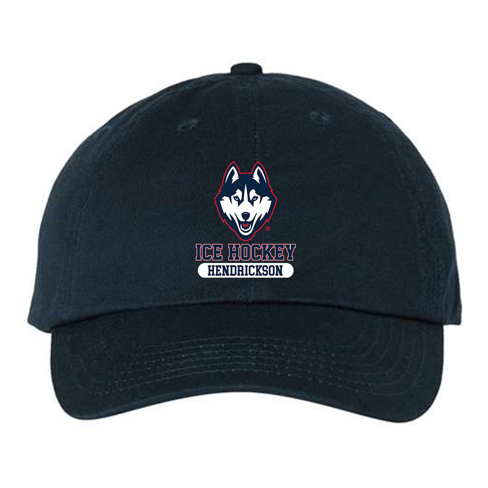 UConn - NCAA Men's Ice Hockey : Kam Hendrickson - Dad Hat-0