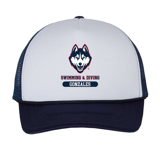UConn - NCAA Women's Swimming & Diving : Lydia Gonzales - Trucker Hat-0