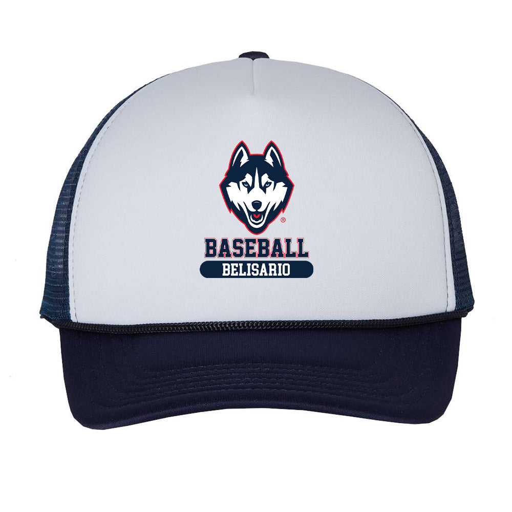 UConn - NCAA Baseball : Anthony Belisario - Trucker Hat-0