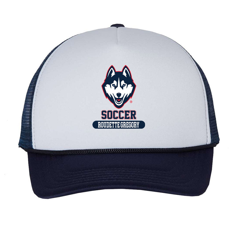 UConn - NCAA Men's Soccer : Khaya Roudette Gregory - Trucker Hat-0