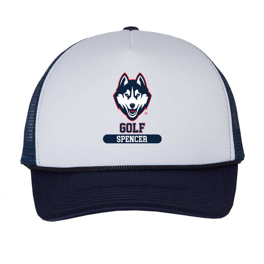 UConn - NCAA Men's Golf : Colin Spencer - Trucker Hat