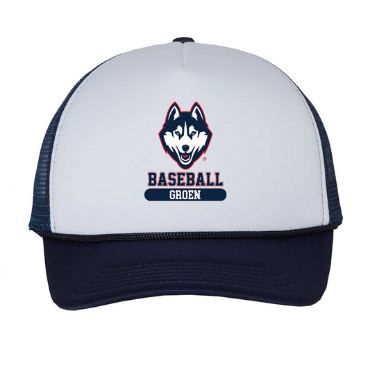 UConn - NCAA Baseball : Carter Groen - Trucker Hat-0