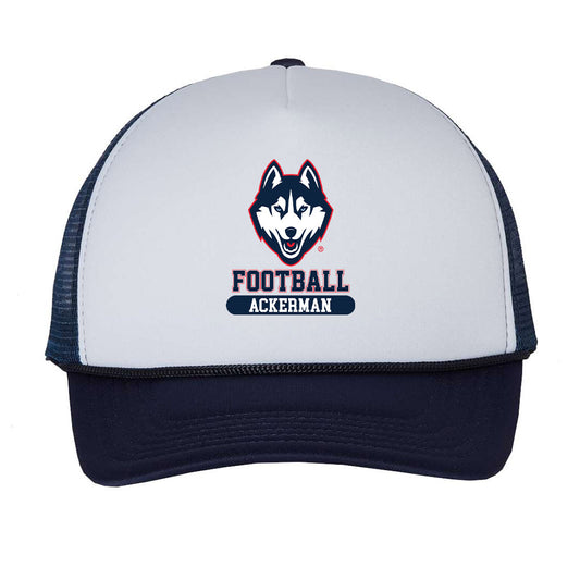 UConn - NCAA Football : Cooper Ackerman - Trucker Hat