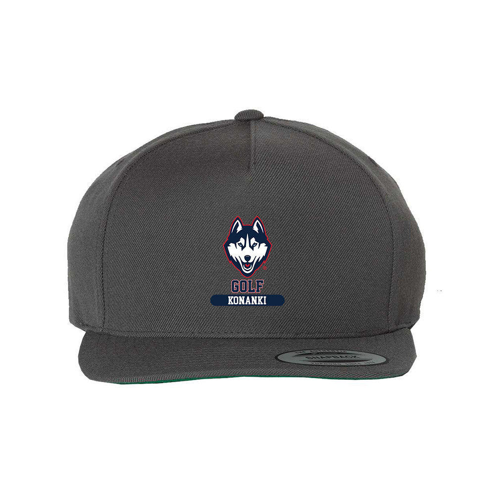 UConn - NCAA Men's Golf : Vikram Konanki - Snapback Hat