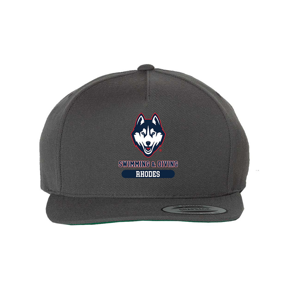 UConn - NCAA Women's Swimming & Diving : Maggie Rhodes - Snapback Hat-0