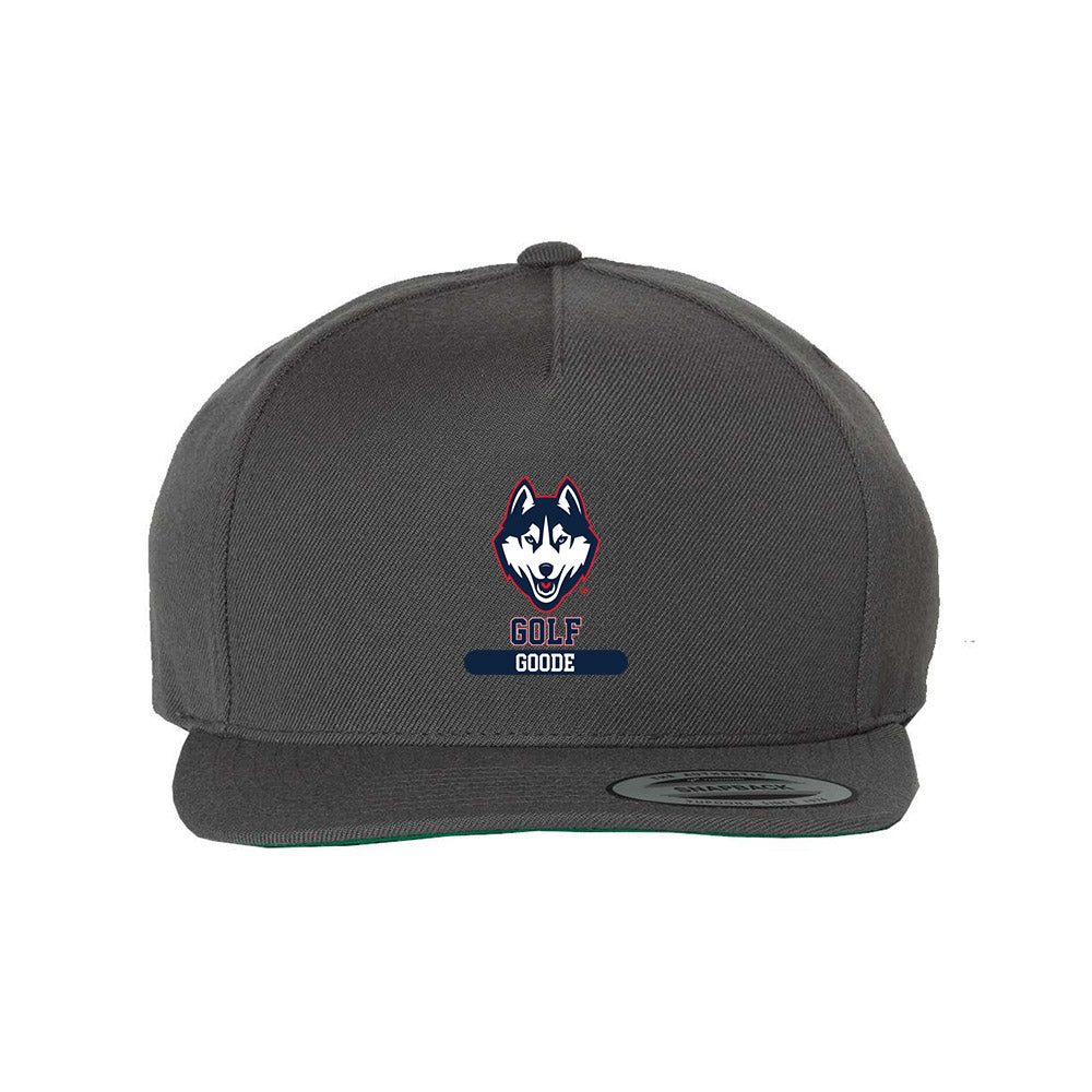 UConn - NCAA Men's Golf : Connor Goode - Snapback Hat