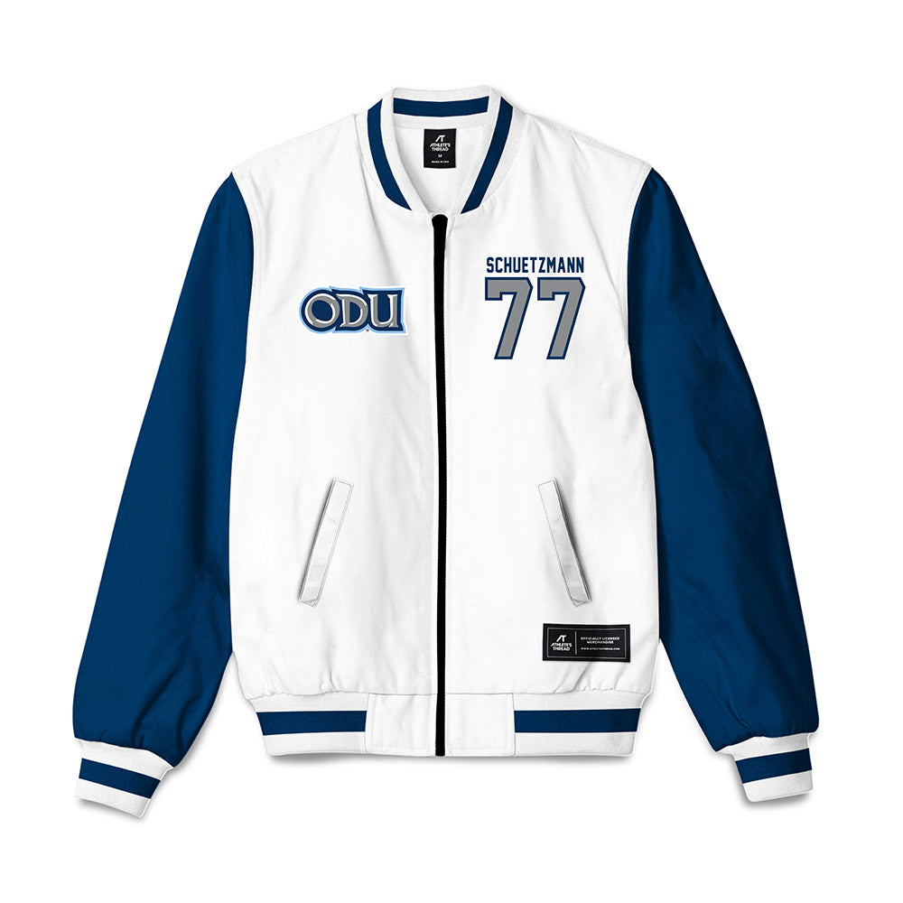 Old Dominion - NCAA Football : Josh Schuetzmann - Bomber Jacket-0