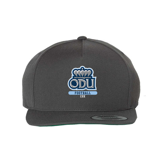 Old Dominion - NCAA Football : Logan Cox - Snapback Hat-0